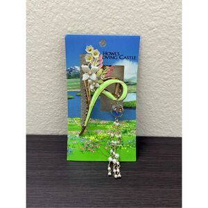 Studio Ghibli Howl's Moving Castle Sophie Floral Claw Hair Clip with Charm